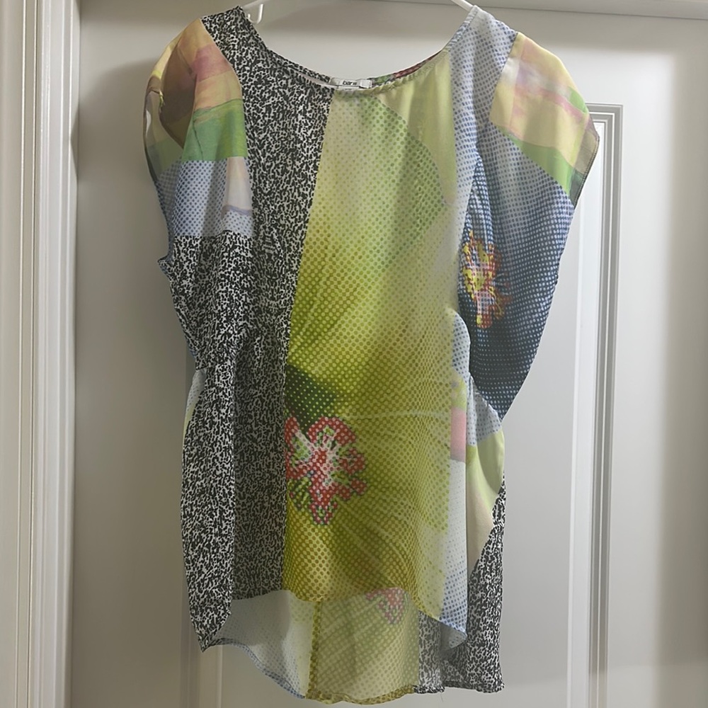 Bar III Women’s Asymmetrical Relaxed Blouse - Size M